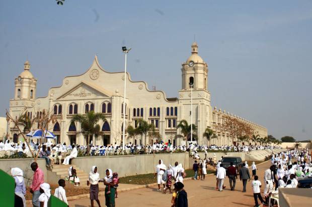 Catedral da I.N.S.J.C.M. está situada no Golfo II (Luwânda) em 2016. Fonte Muana Damba